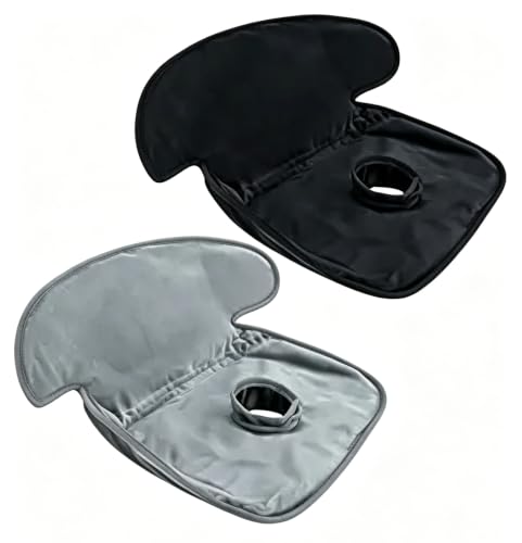 INFANZIA Car Seat Protector for Potty Training Toddler,Black &amp; Gray,2-Pack