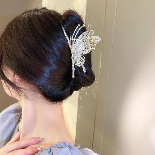 Image of Flower Queen Hair Clutcher For Women | Stylish Hair Claw For Girls | Trendy Alloy Metal Clip | Premium & Fashionable Girls Hair Accessories | Suitable In Various Occasions | Pack Of 1