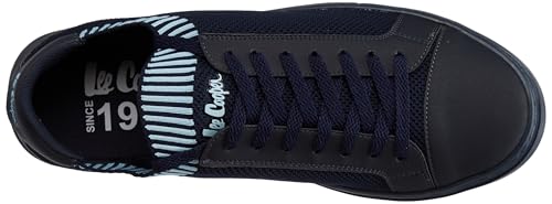 Image of Men's Colorblock Stripes Sneakers Lace-Up Shoes