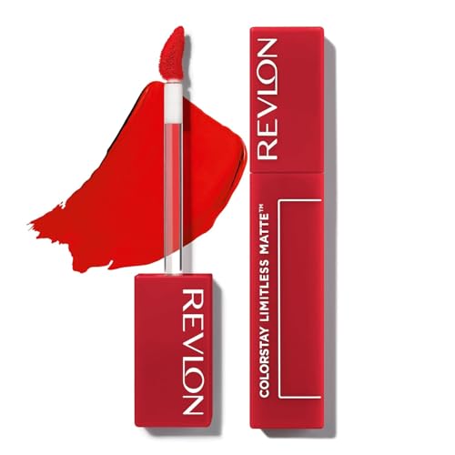 Image of REVLON ColorStay Limitless 24 Hrs Matte Liquid Lipstick, Long Lasting, 100% Vegan, Lightweight,Waterproof,No-Budge Matte - TOP TALENT
