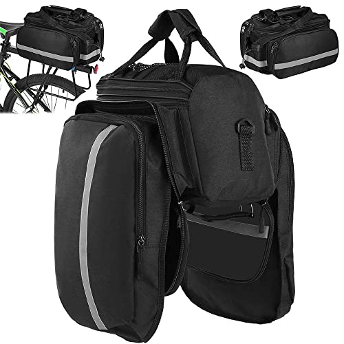 Sacoche vélo pliante 3in1 étanche grand volume pour coffre de rangement