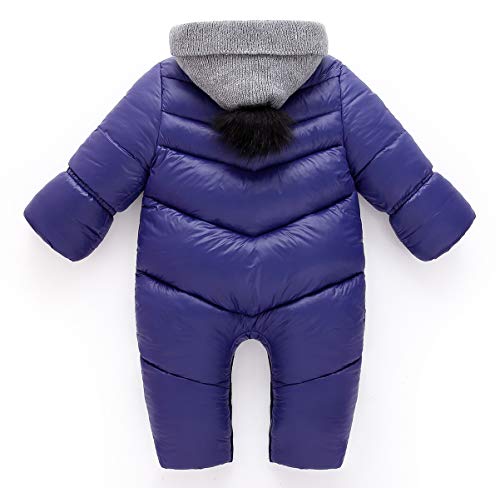 AUBIG Baby donspak sneeuwpak jongens meisjes winter baby winter overall met capuchon verdikt warm 0-18 maanden - Image 8