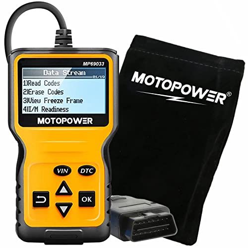 MOTOPOWER MP69033A Engine Fault Code Reader Scanner CAN Diagnostic Scan Tool