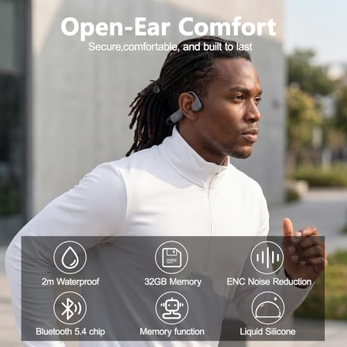 Swimming Headphones Bone Conduction Headphones Bluetooth IPX8 Waterproof - image 5