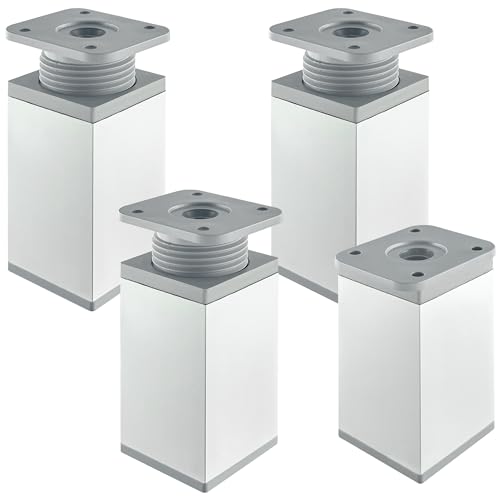 LHUIDDH 4 PCS Adjustable Furniture Legs Cabinet Legs (80mm)