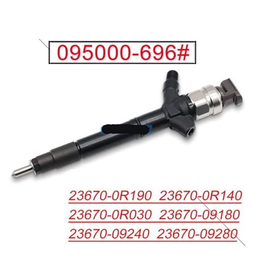 Ensemble d'injecteur diesel 095000-6960 de haute précision pour buse 23670 0R140
