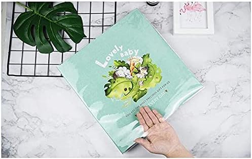 Handmade DIY Photo Album, Paste Type, Matte Suede Cover, Travel Diary Record Book, Wedding Photo Album, Couple Album(Color:B)