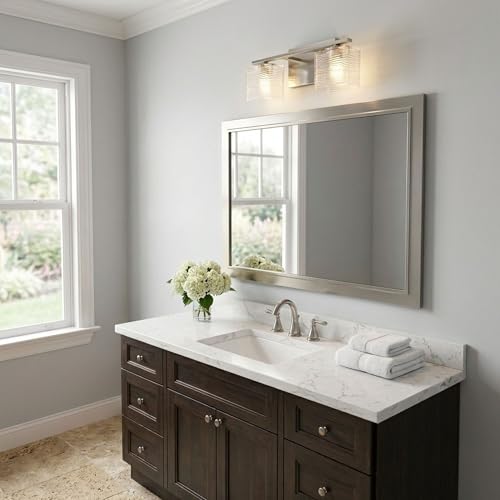 Image of Quoizel Westcap 15 inch Vanity Light, Brushed Nickel, 2-Light