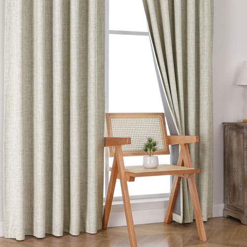 Joydeco Blickdicht Verdunkelungsvorhang Kräuselband Thermovorhang Gardine – Ansicht 9