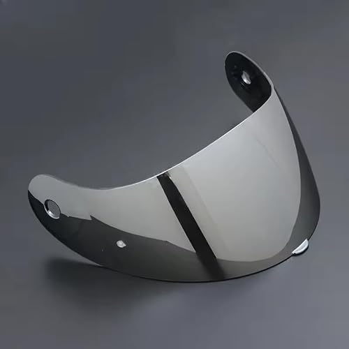 AFGJHYT Helmvisier für Nolan X-803/802 RS, Motorradhelm Visier mit UV Schutz, Beschlagfrei Wechselbares Ersatzvisier, Sicher Verriegelbares Schnellwechselvisier,H Deep Black