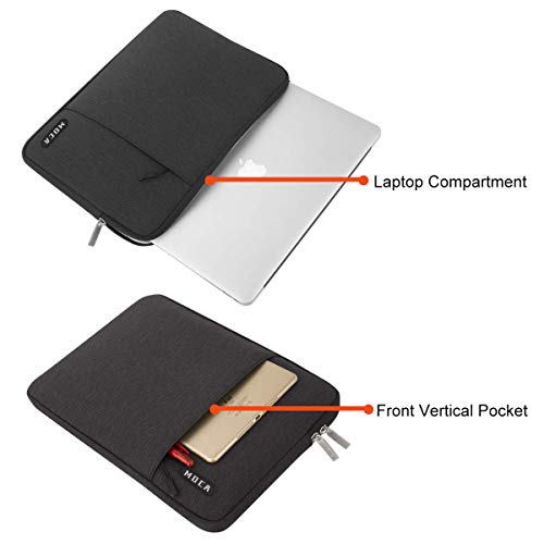 Image of MOCA Laptop Case 13 inch, 13 inch Laptop Sleeve Compatible with MacBook Air M3 M2 M1 2025-2018 / Pro M2 M1 2025-2016, Polyester Vertical Computer Sleeve Bag with Pocket