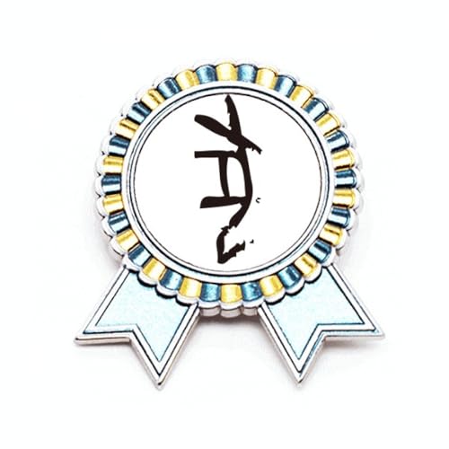 Broche chien du zodiaque chinois accessoire médaille de prix métal m bs Inscriptions