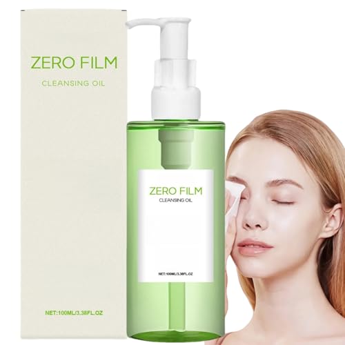 100ml Mugwort Zero Film Cleansing Oil,Natural Facial Oil Cleanser,Makeup Melter for Deep Cleansing Sensitive,Hydrating&Moisturizing,Lightweight Non-Greasy,Cleaning for a Clear,Smoothes Skin Texture