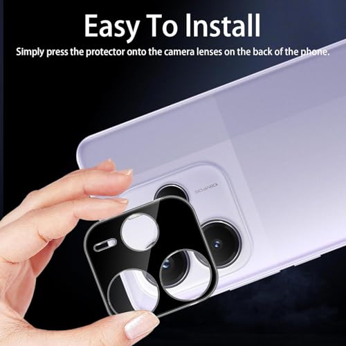 Image of Xmon Back Camera Lens Protector for Redmi Note 14 5G (1 Pack) Premium Camera Glass Protector Guard, Anti-Scratch, Ultra-Clear, Easy Installation