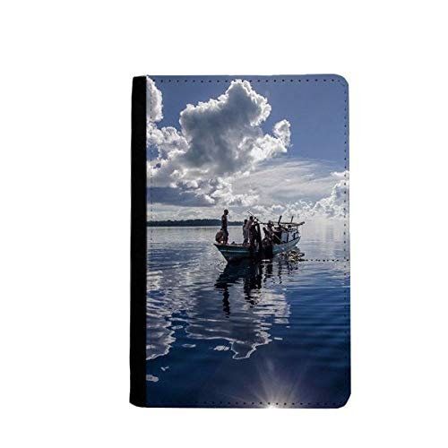Étui portefeuille de voyage pour passeport motif bateau fini les papiers cornes