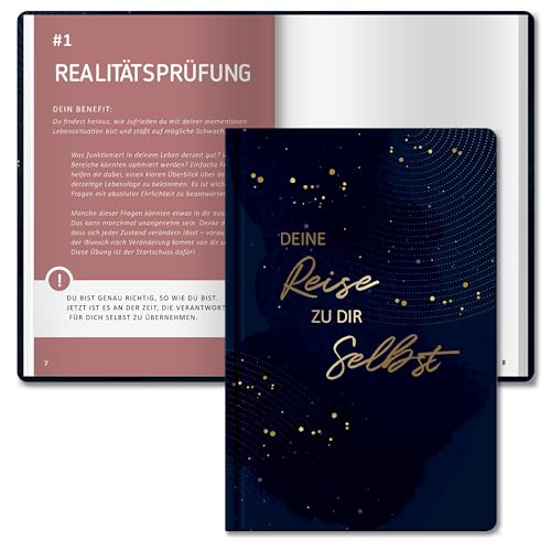 Date mit mir selbst, Achtsamkeitstagebuch A5 - Meine Reise zu mir selbst: 23 Übungen für mehr Selbsterkenntnis, Cover-Varianten, Inspirierende Fragen über deine Wünsche & Ziele, Selbstliebe buch