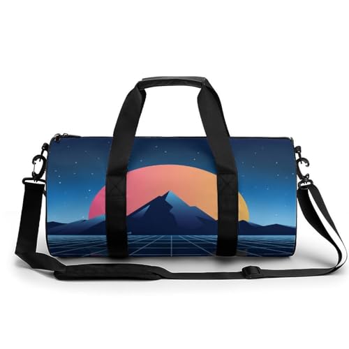 Sac de sport gym rétro au design élégant et authentique pour voyager avec style et légèreté