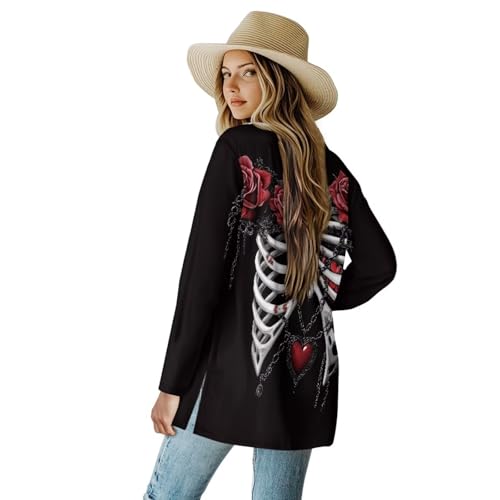 Image of Cardigan for Women Long Sweater Open Front Sweaters Fashion Lightweight Cardigans with Pockets