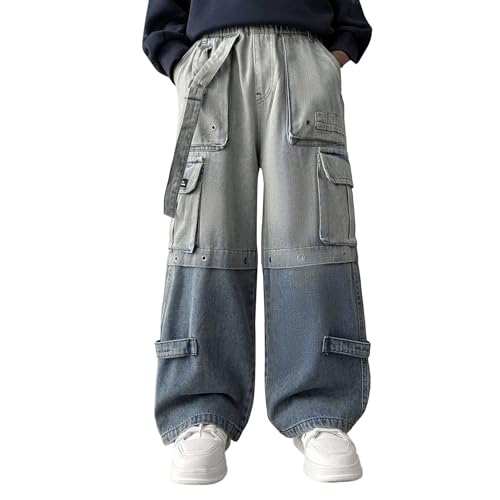 Vêtements de printemps pour jeunes : le jean large qui allie style rétro et taille élastique