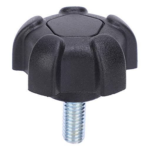 ANKROYU M6 Clamping Knob, ABS Plastic Screw Type Tightening Knob, Thread Labor Clamping Knob, Hand Star Knob for Mechanical Industry Instrument