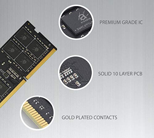Image of Adamanta 16GB (1x16GB) Laptop Memory Upgrade DDR4 2133Mhz PC4-17000 SODIMM 2Rx8 CL15 1.2v Notebook DRAM RAM