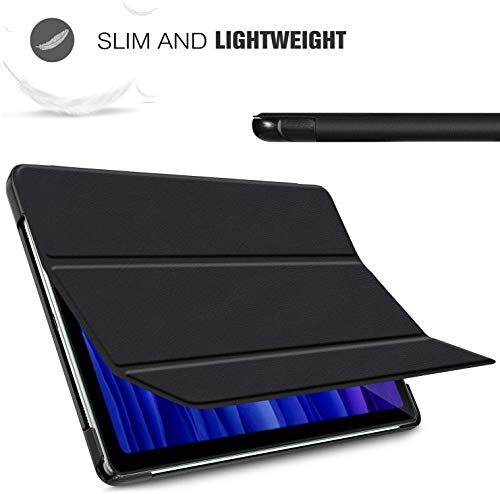 2020 Samsung Galaxy Tab A7 10.4” Inch 32 Gb Wi-Fi Android 10 Touchscreen International Tablet (Gray) Bundle – Slim Trifold Hard Shell Case And 32Gb Micro Sd Card #TOP6
