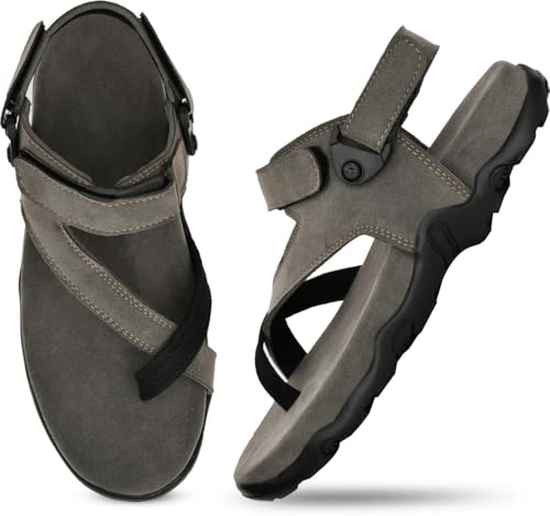Generic Feet King Men Sandal, Grey, Size 7 - Image 5