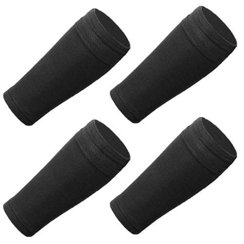 2 Piezas Fútbol Espinilleras Doble Capa Calcetines,Sujeta Espinilleras,Sujeta Espinilleras Futbol Niño,Soporte Antideslizante para Niños Y Adultos