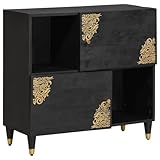 Le design contemporain avec des accents dorés et des éléments en laiton offre un accroche-regard luxueux et élégant.