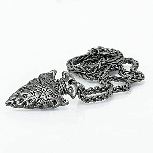 Mythologie nordique au quotidien avec ce pendentif viking en acier vintage