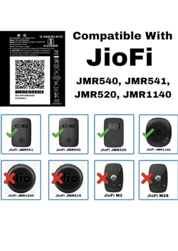 Image of Original MFB260001 Battery for Reliance Jio 4G Router JioFi 3 (JMR540, JMR541) JioFI 4 (JMR1140) Battery with 6 Month Warranty*****(R94)