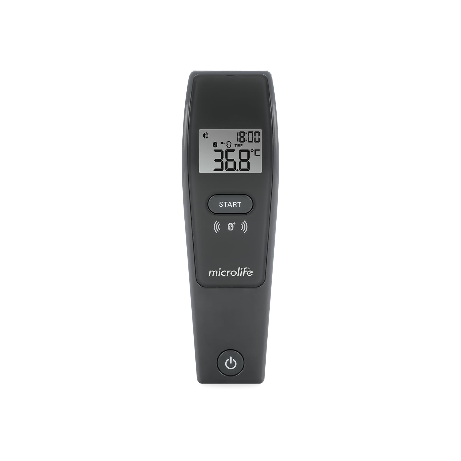 Microlife - Termómetro frontal sin contacto NC 150 BT - Conectado Bluetooth, Validado Clínicamente, Alarma de fiebre, Guía luminosa, 3 modos Cuerpo/Objeto/Ambiente
