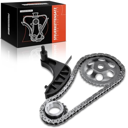 Frankberg Kit chaîne de distribution Compatible avec Cordoba Ibiza III IV Sportcoupe Fabia I Praktik II Roomster Praktik Fox Polo 1.2L Essence 2001-2015