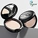ABOUT TONE Blur Powder Pact 0.32oz - Pressed Powder Compact with Mirror and Puff Makeup Setting Finishing Blurring Natural Translucent Lightweight Face Sebum Oil Control Vegan Formula (03 NATURAL)
