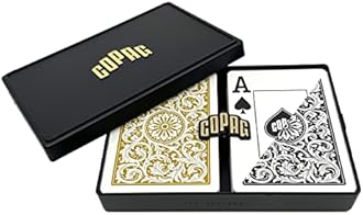 Copag Poker Size Jumbo Index 1546 Playing Cards (Black Gold Setup)