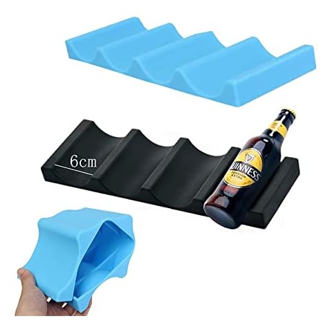 Schneespitze 2 Stück Flaschenhalter Matte aus Silikon Cover