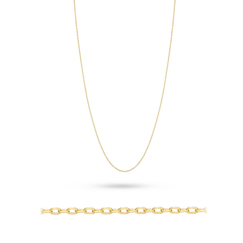 MARKO Goldkette Damen 585 Echtgold Ankerkette 14K 42-50 cm Geschenkbox