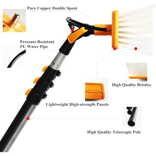 Panneaux solaires sales baisse de rendement solution kit brosse extensible eau de 35cm - 4