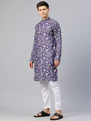 Image of Luxrio Kurta Set for Men Cotton Blend Kurta with Pyjama Set Ethnic Set