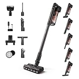 UNE BROSSE TRIACTIVE SMART LED QUI RECONNAÎT LE TYPE DE SOL ET S'ADAPTE : Cet aspirateur balai aspire 99,9 % de la poussière en un seul passage². Les LED révèlent la saleté pour un aspirateur rechargeable toujours efficace.