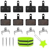 Mocikoa 4 Stück Bremsbeläge für Shimano B01S B03S Fahrrad Bremsbeläge Scheibenbremsbeläge Fahrradbremsen Schwarz Scheibenbremse Fahrrad Bike Beläge Brake Pads