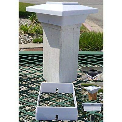 RELIGHTABLE Solar (2-Pack) Low Profile Black/White Will Fit 3.5