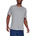 Produktbild Under Armour Tech 2.0 Shortsleeve, atmungsaktives Sportshirt, kurzärmliges und schnelltrocknendes Trainingsshirt mit loser Passform Herren, Grau (Steel Light Heather / Black) , L