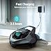 AIPER Cordless Robotic Pool Vacuum, Self-Parking Technology, Portable, Ideal for Above-Ground Flat Pool up to 40 Feet, Grey