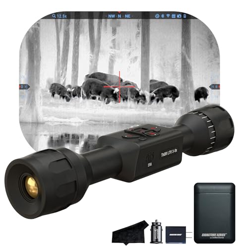 ATN Thor LTV 256 Smart HD Thermal Scope with 256x192, 12 Micron Sensor | Magnification, Video Recording, One Shot Zero | Exclusive Signature Series Kit