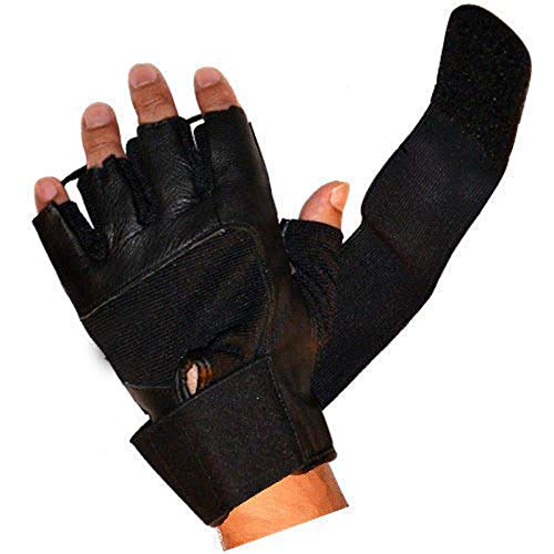 Oyshome Gym and Bike Riding Gloves with Full Strap (Black) (B01MY8LE6G) Amazon Price History, Amazon Price Tracker