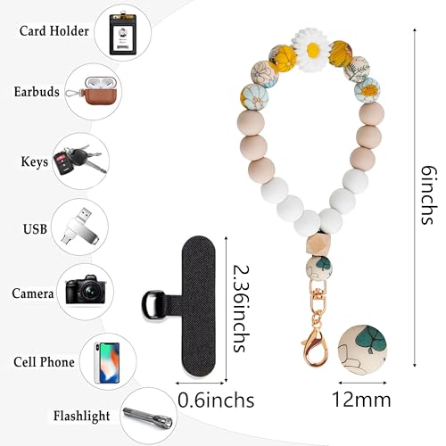 Correa de muñeca de silicona anticaídas para smartphone con pestaña universal 4