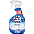 CLOROX Clean-Up Multi-Surface Cleaner with Bleach, Rain Clean, Spray, 32 Fl Oz (Package May Vary)