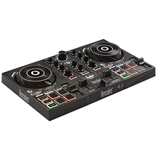 Hercules DJControl Inpulse 200 – DJ controller - 2 Decks mit 8 Pads und Soundkarte