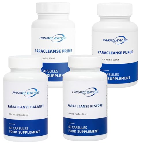 Paracleanse Prime – Stage 1 Herbal Cleanse with Dandelion Root, Artichoke & Betaine HCl, 60 Vegan Capsules, UK Made, Gentle Gut Support, 4-Stage Protocol or Standalone